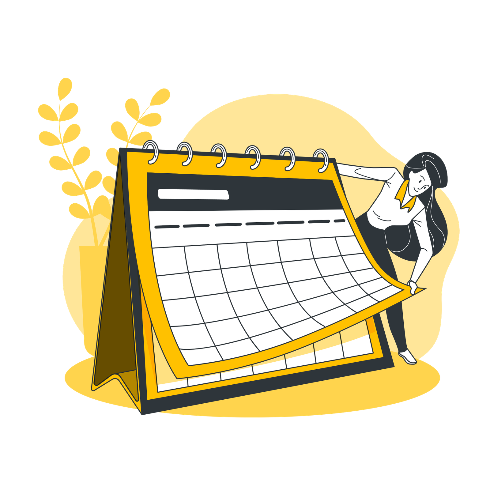 Calendar illustration